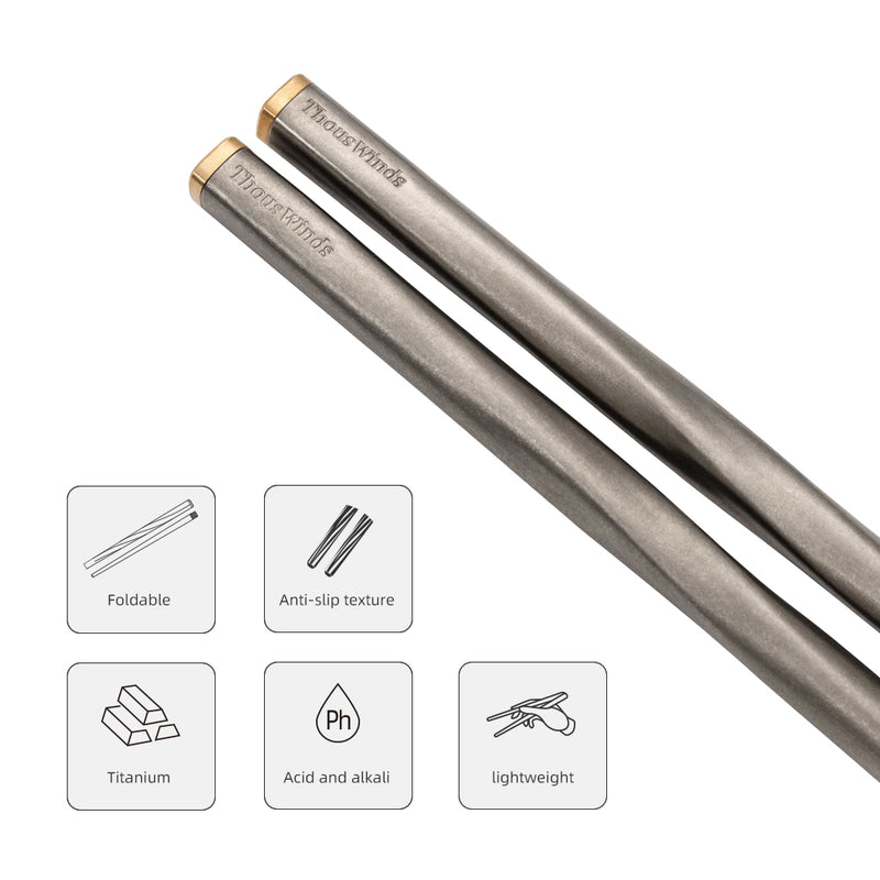 ThousWinds Foldable Titanium Chopsticks