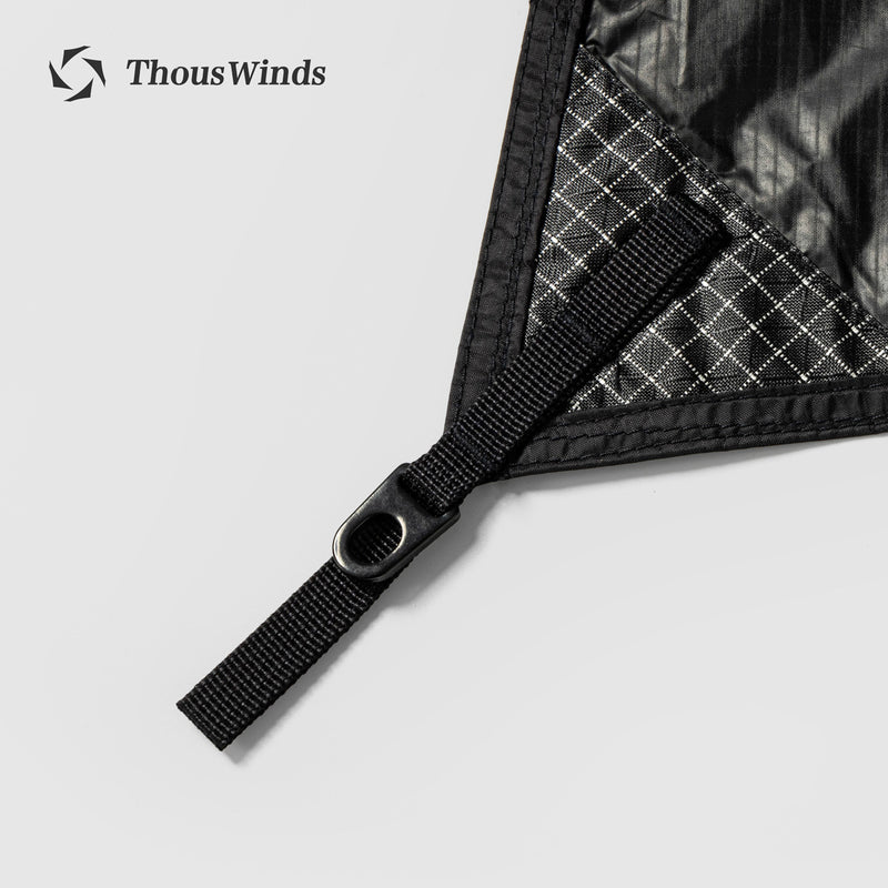 ThousWinds 40D Black Glue Sunscreen Coating Canopy